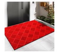 LADFRTYU Alfombra De Entrada Front Entry Door Mats Outside Natural Rubber Entrance Doormats Kitchen Non-Slip Heavy Duty Rugs Easy To Clean Home Carpets(S2 B,50X80CM)