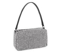 LADFRTYU Bolsa De Diamantes De ImitacióN Bolso de noche for mujer, bolso con destello diamante, sencillo, for banquete europeo y americano Cena(Black)