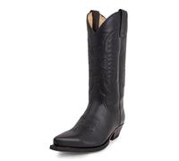 LADFRTYU Botas Cowboy Hombre Botas vaqueras de media caña for hombre y mujer, estilo punk, gótico, puntiagudas, retro, negras, tallas grandes 35-48(Color 01,47)
