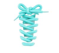 LADFRTYU Cordones Zapatillas Deporte 2 pares de cordones redondos, 8mm más gruesos, for zapatillas correr, 1 par botas 100/120/140/160CM(Mint green,100cm)