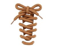 LADFRTYU Cordones Zapatillas Deporte 2 pares de cordones redondos, 8mm más gruesos, for zapatillas correr, 1 par botas 100/120/140/160CM(Brown,100cm)