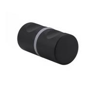 LADFRTYU Manivela Puerta Hardware Bathroom Glass Door Knob | Durable Kitchen Wardrobe Pulls Shower Handle Cabinet(Black-C)