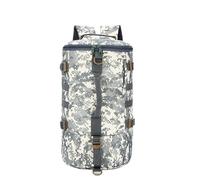 LADFRTYU Mochila Camping Bolso tipo cubo de doble hombro, mochila for exteriores gran capacidad, bolso viaje cruzado un solo(ACU)