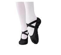 LADFRTYU Zapatillas De Ballet Zapatos De Ballet For Mujer, Zapatillas Profesionales For Niñas, Baile Con Suela Dividida, Entrenamiento For Actuación(Black,27)