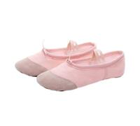 LADFRTYU Zapatillas De Ballet Zapatos De Ballet For Niñas, Zapatillas Baile For Niños, Suela Blanda Lona Profesional, For Y Mujeres, Bailarina For Yoga Gimnasio Actuación(Light Pink,38)