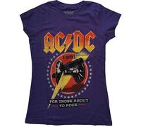 Ladies AC/DC For Those About To Rock '81 con licencia Camiseta señoras