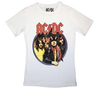 Ladies Ac/Dc Highway To Hell Circle oficial Camiseta mujeres señoras