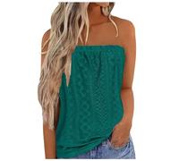 Ladies Bandeau Top Breathable Sleeveless Summer Tops Sexy Stretch Tube Top Off Shoulder Top Casual Beach Strapless Top Backless Top Party Loose Backless Top C-122