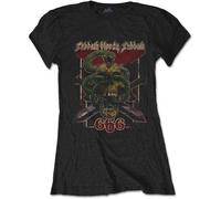 Ladies Black Sabbath 666 con licencia Camiseta señoras