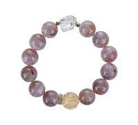 Ladies' bracelets, 23 pieces, natural undyed amethyst is beneficial to physical and mental health