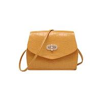 Ladies' Fashion Crossbody Bag - Zipper, Messenger & Shoulder Style(Yellow)