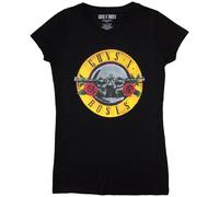 Guns N Roses - T-Shirt # Xl Black Femmina # Classic Bullet Logo