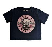 Ladies Guns N' Roses Classic Logo Crop Top con licencia Camiseta señoras