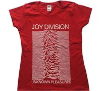 Ladies Joy Division Unknown Pleasures con licencia Camiseta señoras