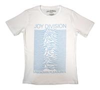 Joy Division Unknown Pleasures FP - Camiseta ajustada para mujer, blanco, S