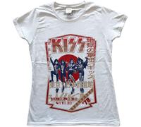 Ladies Kiss Destroyer Tour '78 con licencia Camiseta señoras