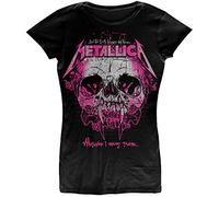 Ladies Metallica Wherever I May Roam Oficial Camiseta Mujeres señoras (Small)