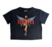 Ladies Nirvana Angelic Crop Top con licencia Camiseta señoras