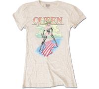 Ladies Queen Freddie Mercury Mistress con licencia Camiseta señoras