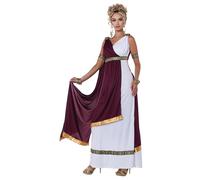 Ladies Roman Empress Large UK 10-12 Fancy Dress Greek Grecian Costume (disfraz)