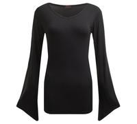 Ladies Spiral Plain Gothic Sleeve con licencia Camiseta señoras