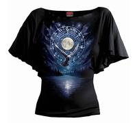 Ladies Spiral Witchcraft Latin Boatneck con licencia Camiseta señoras