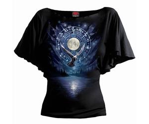 Ladies Spiral Witchcraft Latin Boatneck con licencia Camiseta señoras