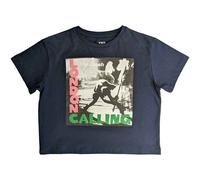Ladies The Clash London Calling Crop Top con licencia Camiseta señoras