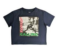 Ladies The Clash London Calling Crop Top oficial Camiseta mujeres señoras