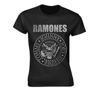 Ladies The Ramones Seal Punk Rock Heavy Metal Oficial Camiseta Mujeres señoras (Small)