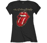 Ladies The Rolling Stones Plastered Tongue oficial Camiseta mujeres señoras