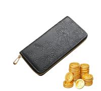 Ladies Wallet Case - Portable Change Holder, Currency Protection with Zipping, Slim Elegant Build, Handbag Essential Item, Daily Utility for Managing Personal Essentials During Work Vacation Concert