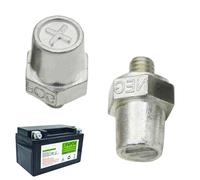 Lado de la batería terminal de carga postes, batería de carga lateral,Positivo negativo batería Cable Terminales Conectores | Pack de 2, conector de carga de aleación de plomo para scooter, accesorios