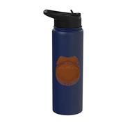 Lado salvaje poderoso pecho orangután fuerza bellezas Stainless Steel Insulated Water Bottle
