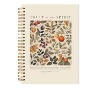 LADOCK Cuaderno cristiano en espiral, diario de versículos bíblicos de Fruit of the Spirit, regalos cristianos para mujeres, cuaderno de notas de iglesia, diario de las Escrituras de Gálatas 5:22-23