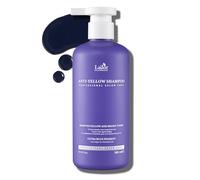 LA'DOR Anti Yellow Shampoo Anti-Amarillo 300 ml Tratamiento Capilar Pigmento Púrpura Oscuro Reactalizante Amarillento Cabello Decolorado Proteína Champú Hidratación