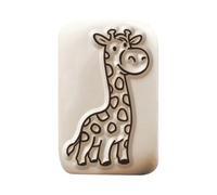 LaDot Sello de cerámica GIRAFFE talla M, para niños y adultos, tatuajes temporales agradables a la piel, sello de tatuaje sin agujas para cuerpo y brazo. Muchos diseños diferentes disponibles.