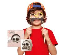LaDot Tatuajes Temporales - Calavera Feroz y Muchos Diseños Más | Seguros Fáciles de Aplicar y Divertidos para Niños y Adultos