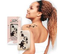 LaDot Tatuajes Temporales - Estrella Tribal y Muchos Diseños Más | Seguros Fáciles de Aplicar y Divertidos para Niños y Adultos