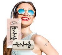 LaDot Tatuajes Temporales - Línea de Vida y Muchos Diseños Más | Seguros Fáciles de Aplicar y Divertidos para Niños y Adultos