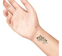 LaDot Tatuajes Temporales - Mariposa y Muchos Diseños Más | Seguros Fáciles de Aplicar y Divertidos para Niños y Adultos
