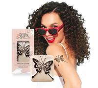 LaDot Tatuajes Temporales - Mariposa y Muchos Diseños Más | Seguros Fáciles de Aplicar y Divertidos para Niños y Adultos