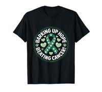Ladrando Esperanza Golpeando al Cáncer Canino Cáncer Perro Camiseta