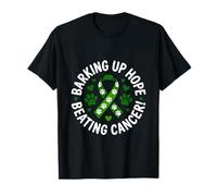 Ladrando Esperanza Golpeando Perro Canino Cáncer Camiseta