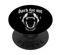 Ladrar para Mí Perrito | Perro Ladrando Gótico EMO Y2k Grunge Gótico PopSockets PopGrip Adhesivo