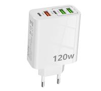 Ladrillo de Carga para teléfono Celular,Ladrillo de Carga | Bloque de enchufes de Carga de 5 Puertos,Adaptador de Viaje para Enchufe, Bloque de Enchufe de Carga, Cubo Adaptador de Enchufe,