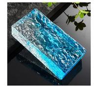 Ladrillo de vidrio Solid Double-Sided Crystal Bricks，Office Decorative Partition Wall，highly Transparent(Style2)