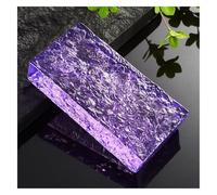 Ladrillo de vidrio Solid Double-Sided Crystal Bricks，Office Decorative Partition Wall，highly Transparent(Style1)