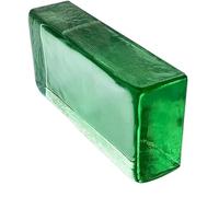 Ladrillo de vidrio transparente, Ladrillos De Vidrio for Separador Ambientes Y Decoración En Multicolor 200x100x50mm(Green)