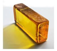 Ladrillo de vidrio transparente, Ladrillos De Vidrio for Separador Ambientes Y Decoración En Multicolor 200x100x50mm(Yellow)
